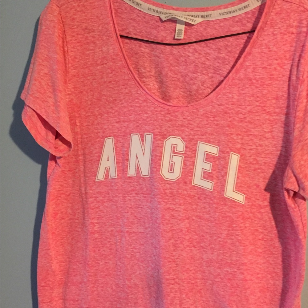 Victoria’s Secret angel tee with silver wings